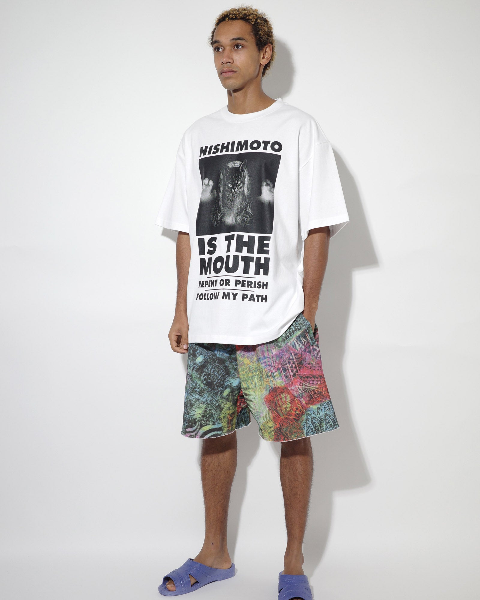 NISHIMOTO IS THE MOUTH S/S TEE NIM-T11 WHITE