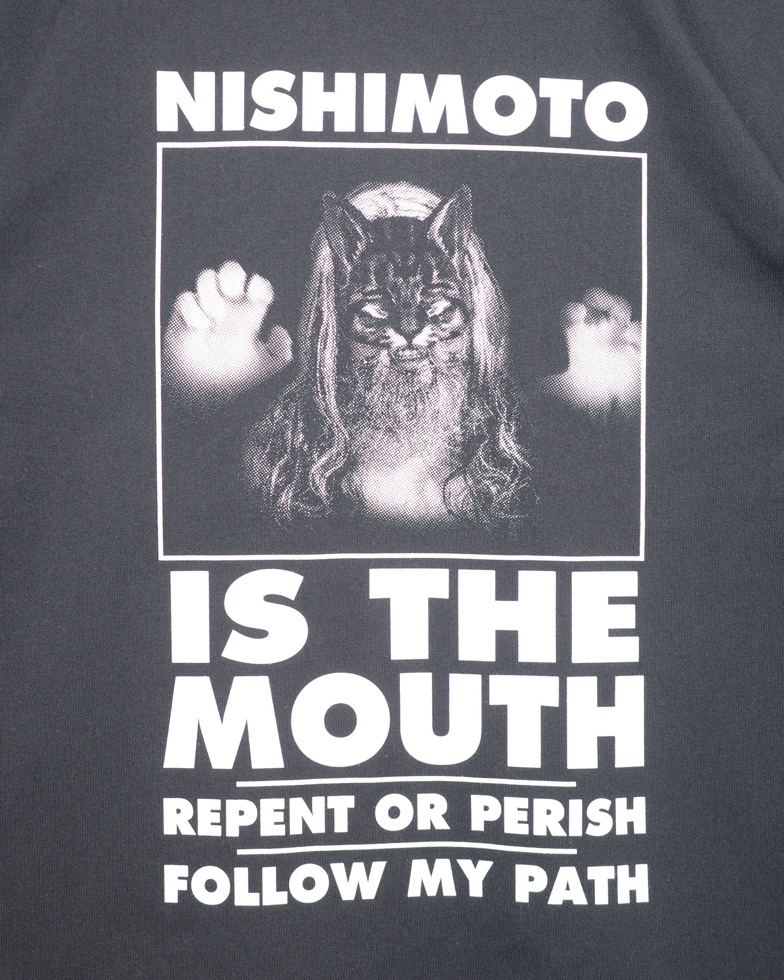 NISHIMOTO IS THE MOUTH S/S TEE NIM-T11 BLACK