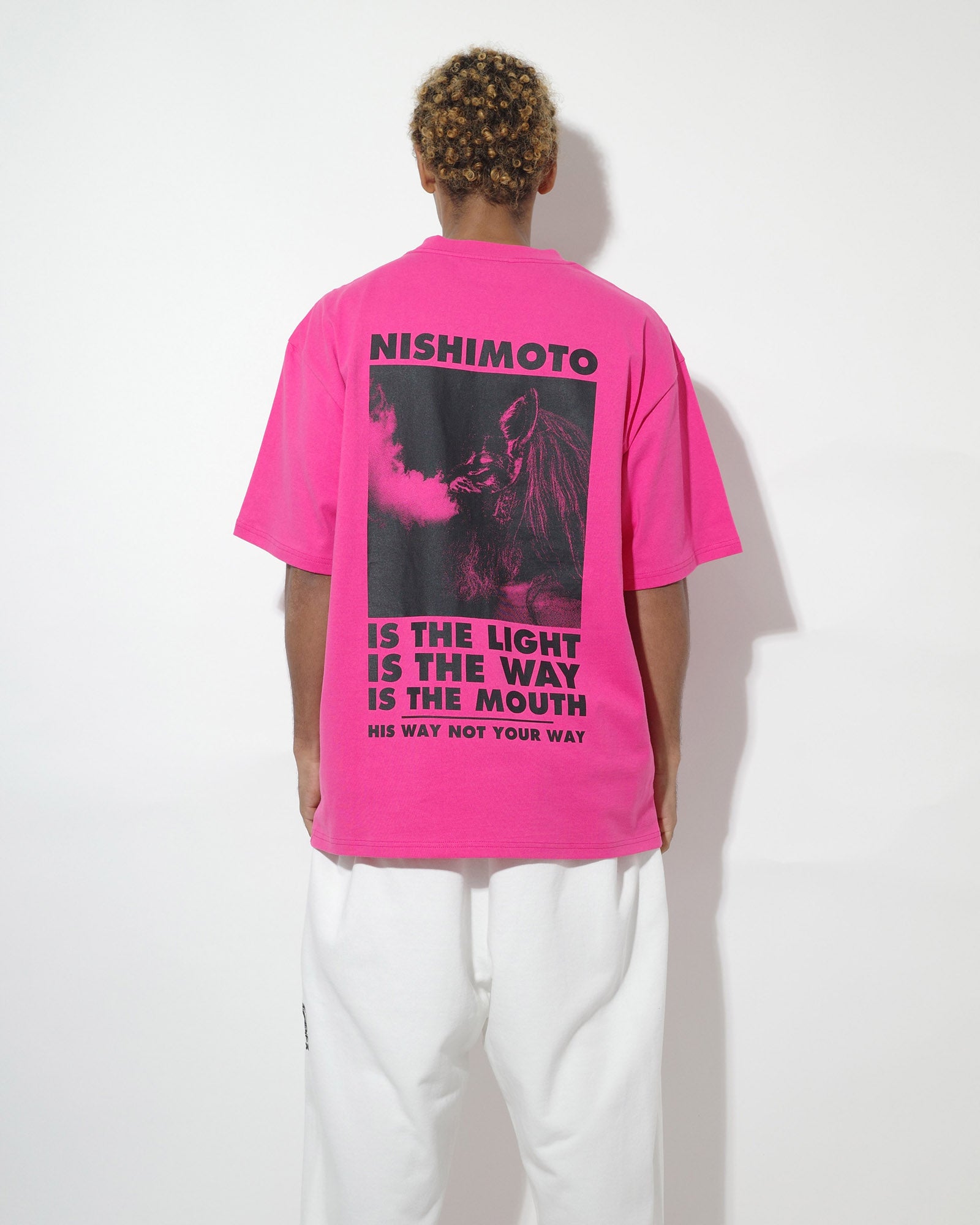 NISHIMOTO IS THE MOUTH S/S TEE NIM-T11 SH PINK