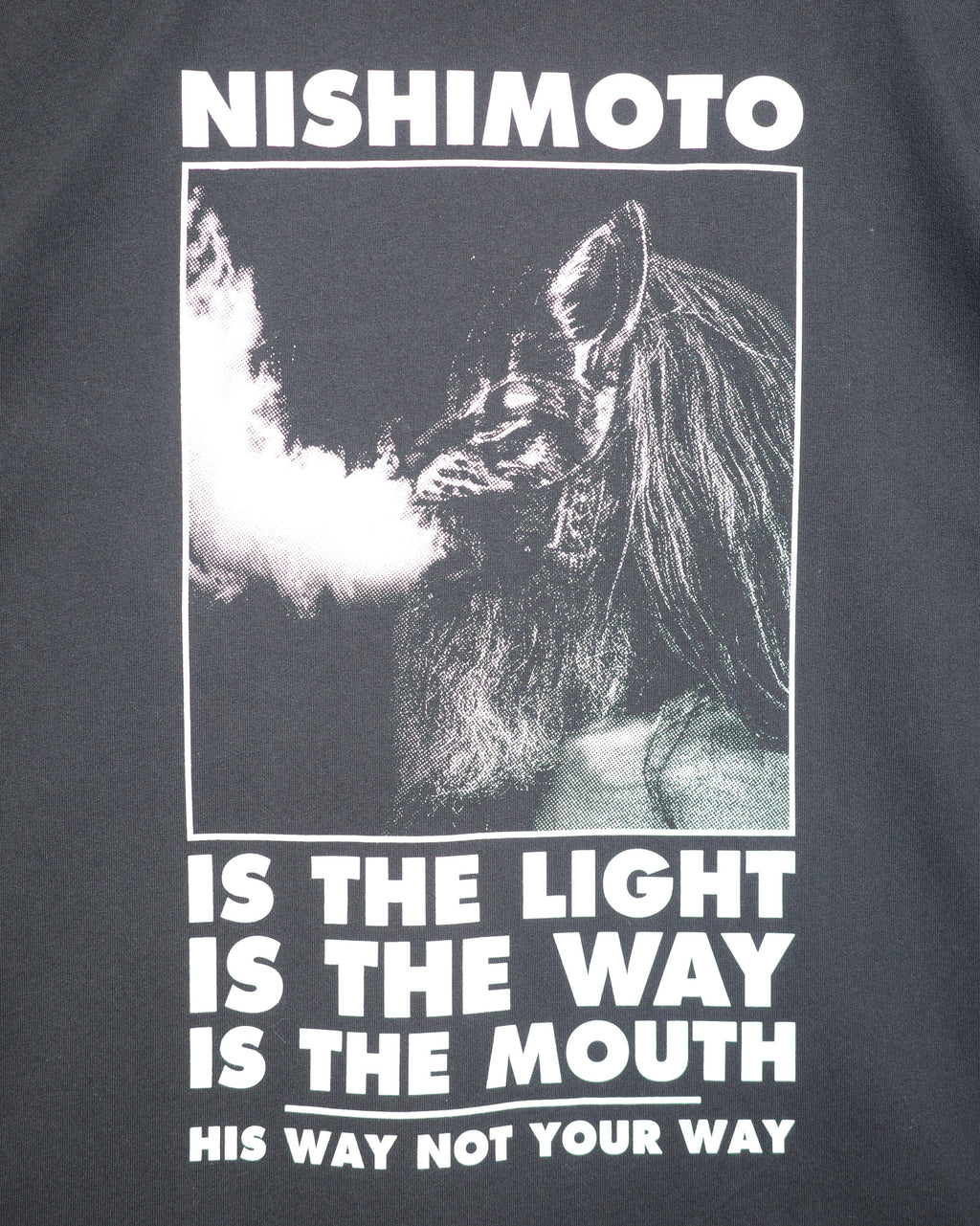 NISHIMOTO IS THE MOUTH S/S TEE NIM-T11 BLACK