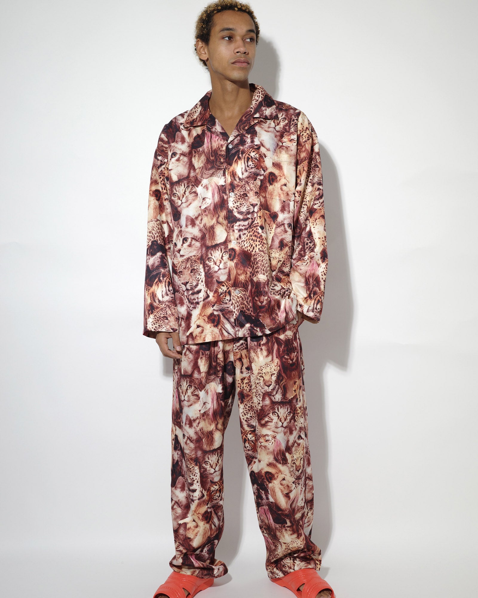 NISHIMOTO IS THE MOUTH PAJAMA PANTS NIM-T1PPT ANIMALS