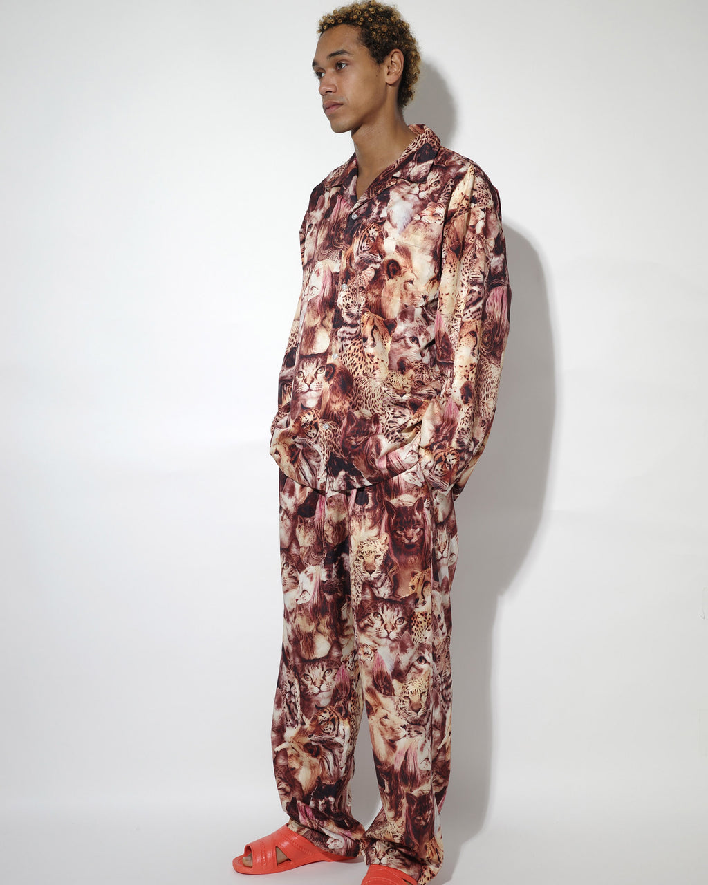 NISHIMOTO IS THE MOUTH PAJAMA PANTS NIM-T1PPT ANIMALS