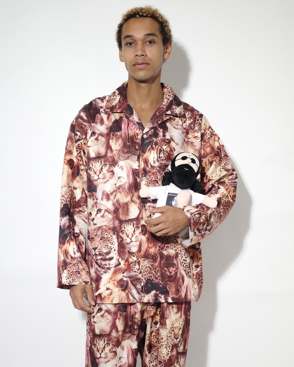 【予約商品 | 26年1月下旬お届け】NISHIMOTO IS THE MOUTH PAJAMA SHIRTS NIM-T1PSH ANIMALS