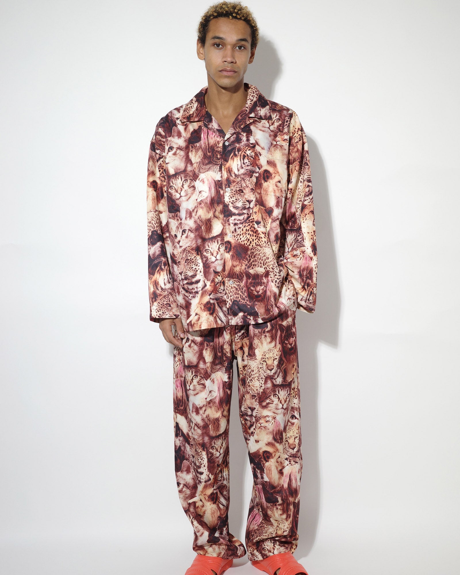 【予約商品 | 26年1月下旬お届け】NISHIMOTO IS THE MOUTH PAJAMA SHIRTS NIM-T1PSH ANIMALS