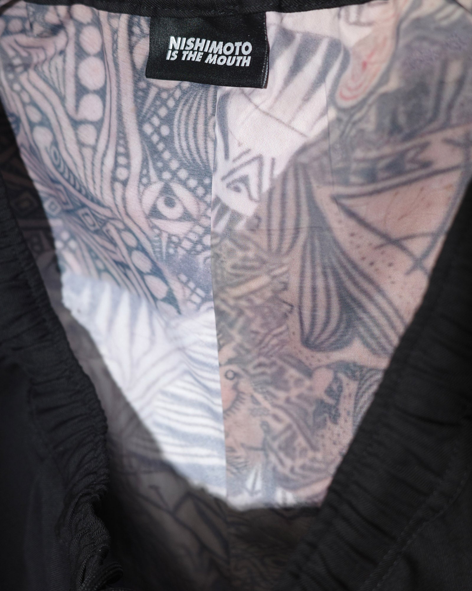 NISHIMOTO IS THE MOUTH VOLUME PANTS NIM-T1PT BLACK