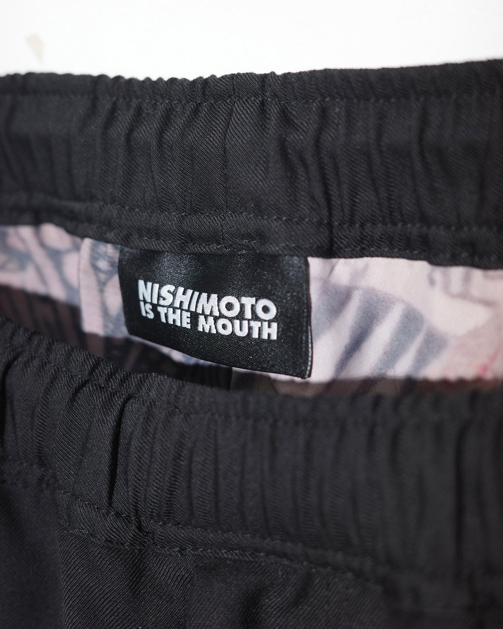 NISHIMOTO IS THE MOUTH VOLUME PANTS NIM-T1PT BLACK