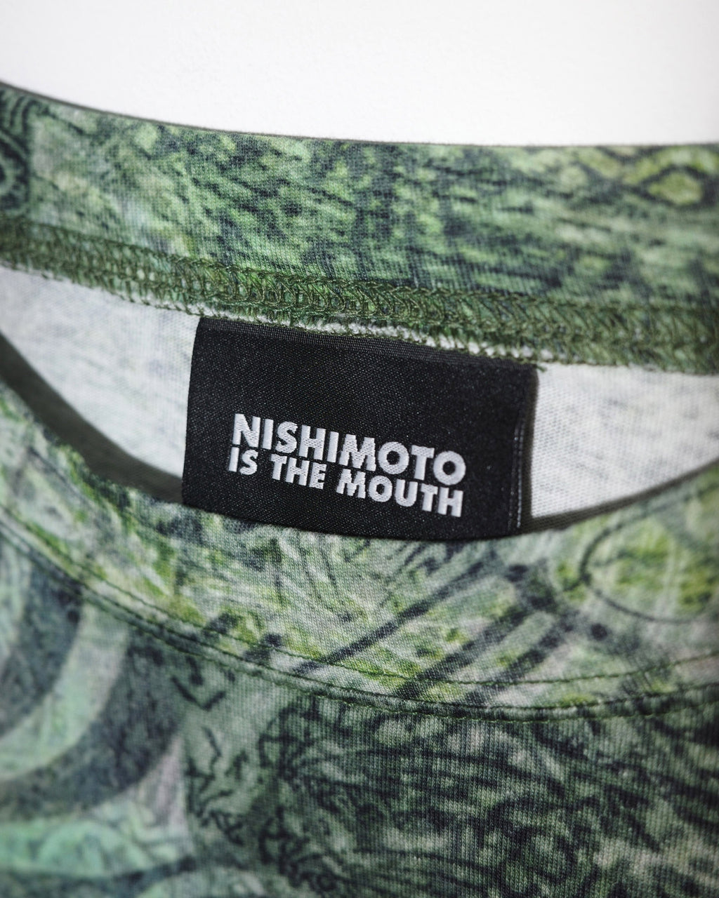 NISHIMOTO IS THE MOUTH S/S TEE NIM-T1SS GREEN CAMO