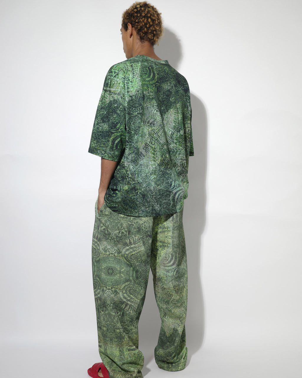 NISHIMOTO IS THE MOUTH S/S TEE NIM-T1SS GREEN CAMO