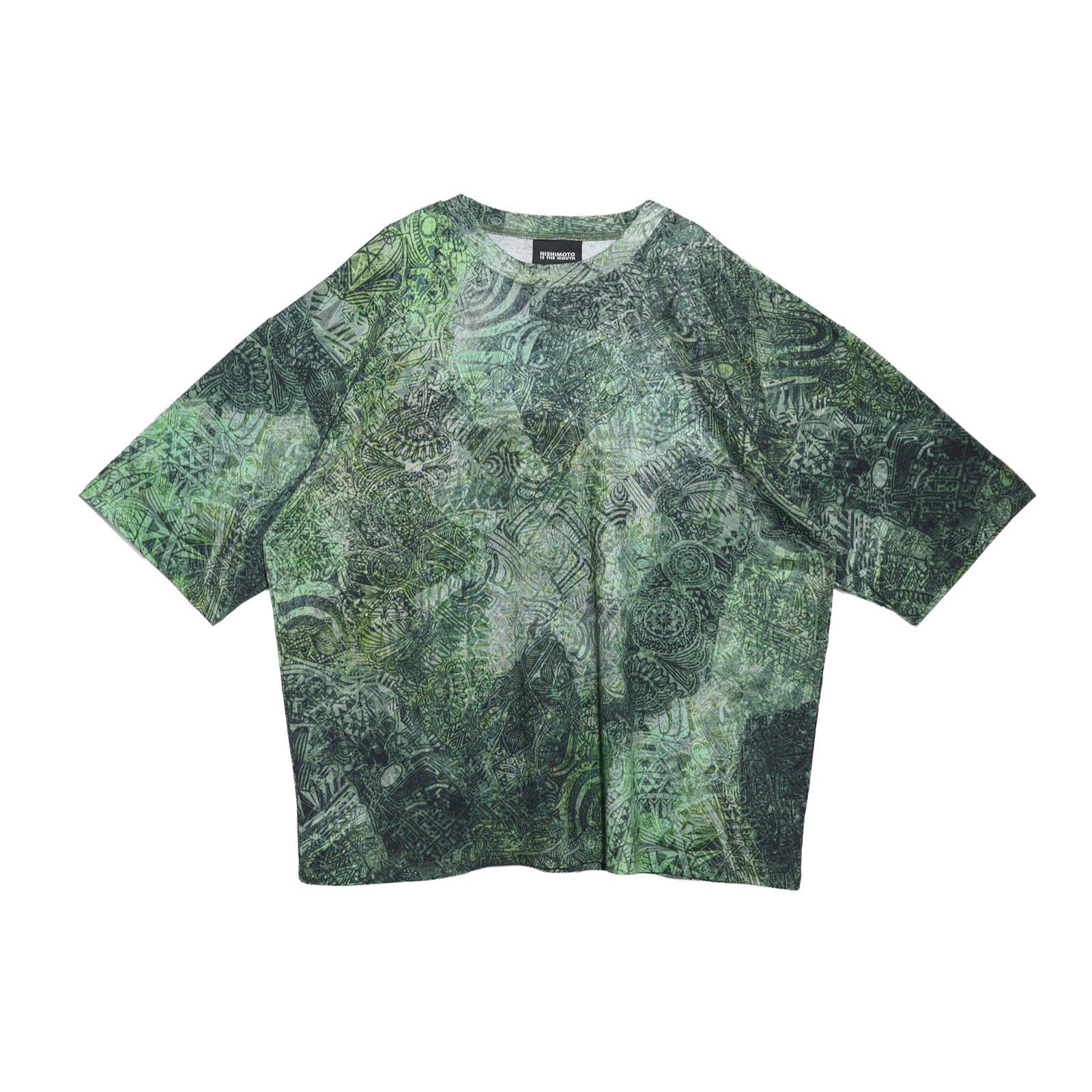 NISHIMOTO IS THE MOUTH S/S TEE NIM-T1SS GREEN CAMO