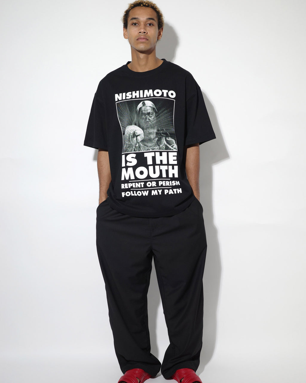 NISHIMOTO IS THE MOUTH S/S TEE NIM-T21 BLACK