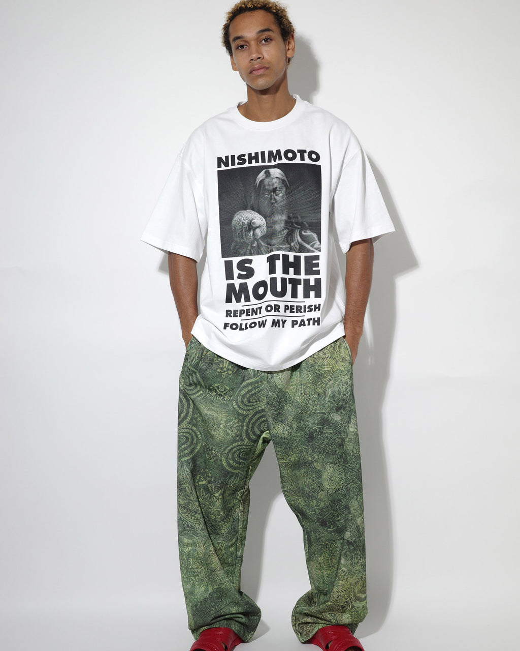 NISHIMOTO IS THE MOUTH S/S TEE NIM-T21 WHITE