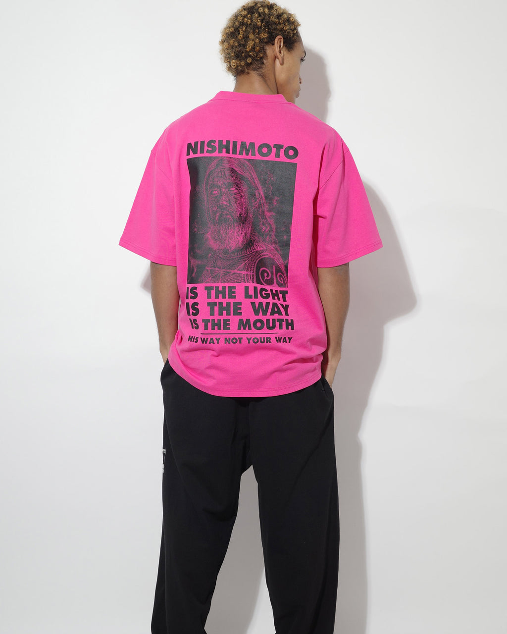 NISHIMOTO IS THE MOUTH S/S TEE NIM-T21 SH PINK