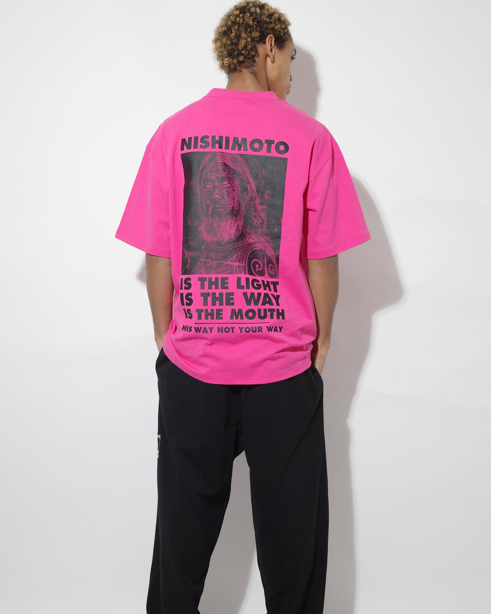 NISHIMOTO IS THE MOUTH S/S TEE NIM-T21 SH PINK