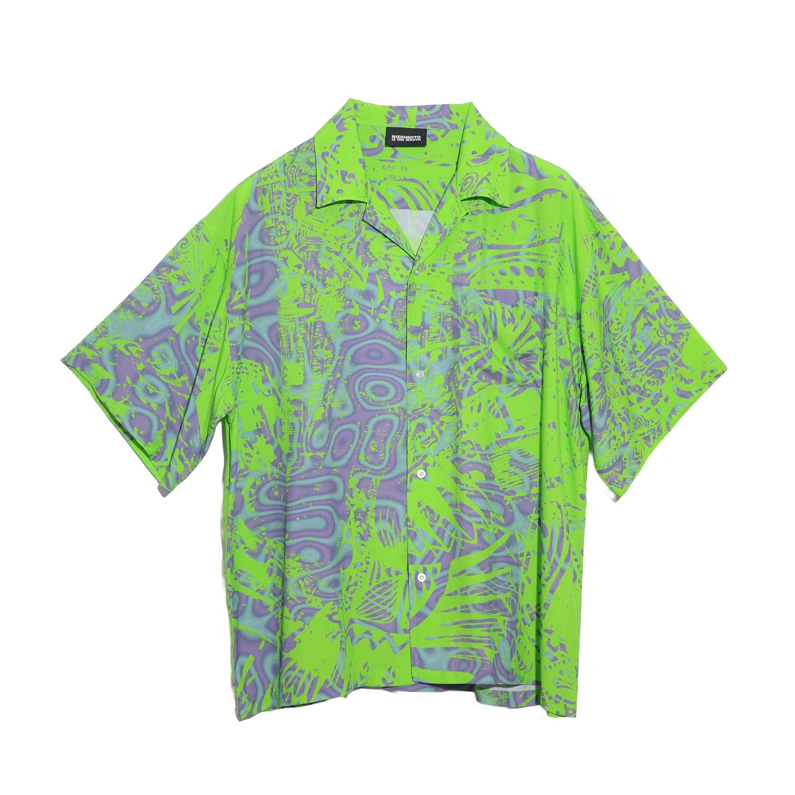 NISHIMOTO IS THE MOUTH HAWAIIAN SHIRTS NIM-T2SH  L GREEN