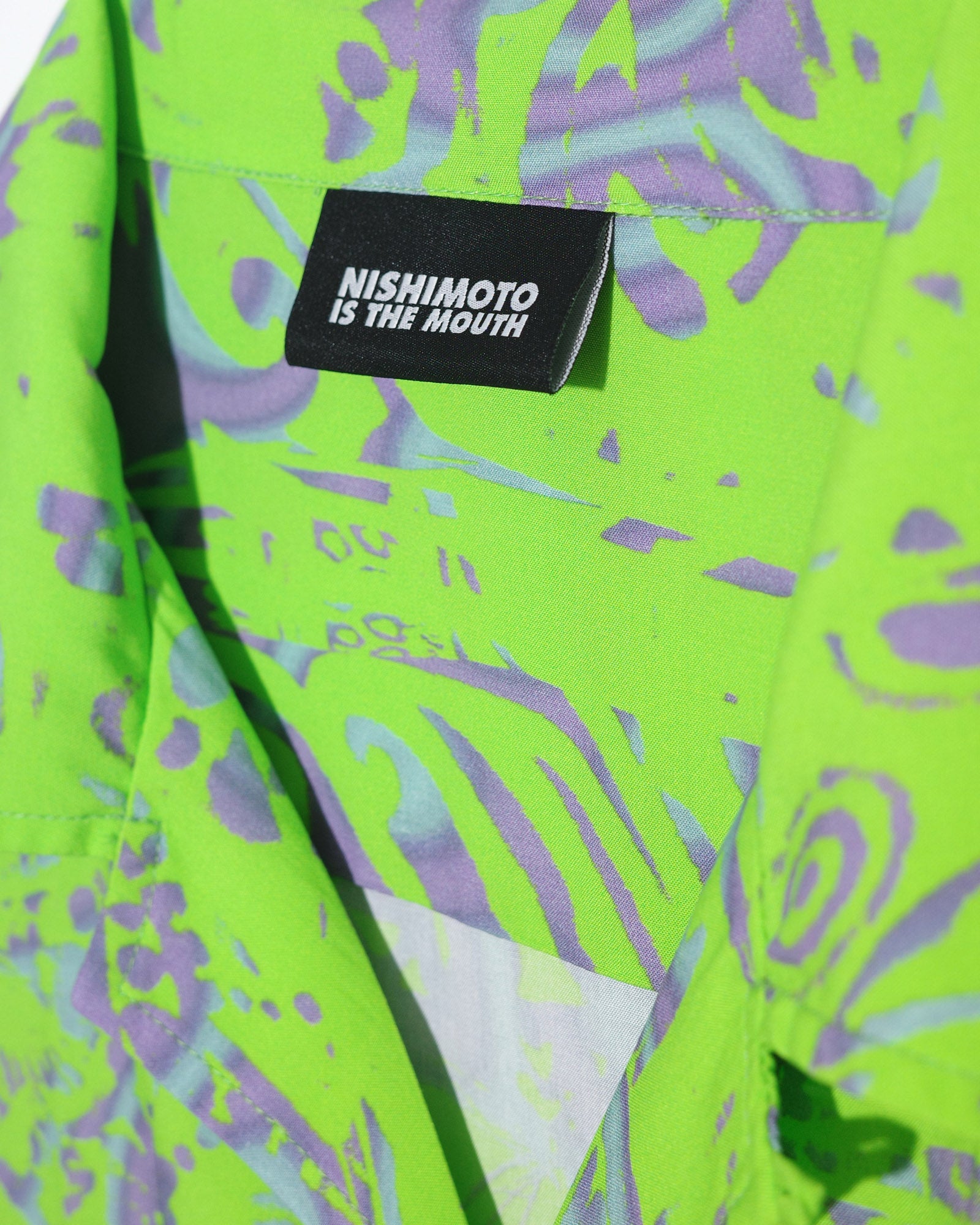NISHIMOTO IS THE MOUTH HAWAIIAN SHIRTS NIM-T2SH  L GREEN
