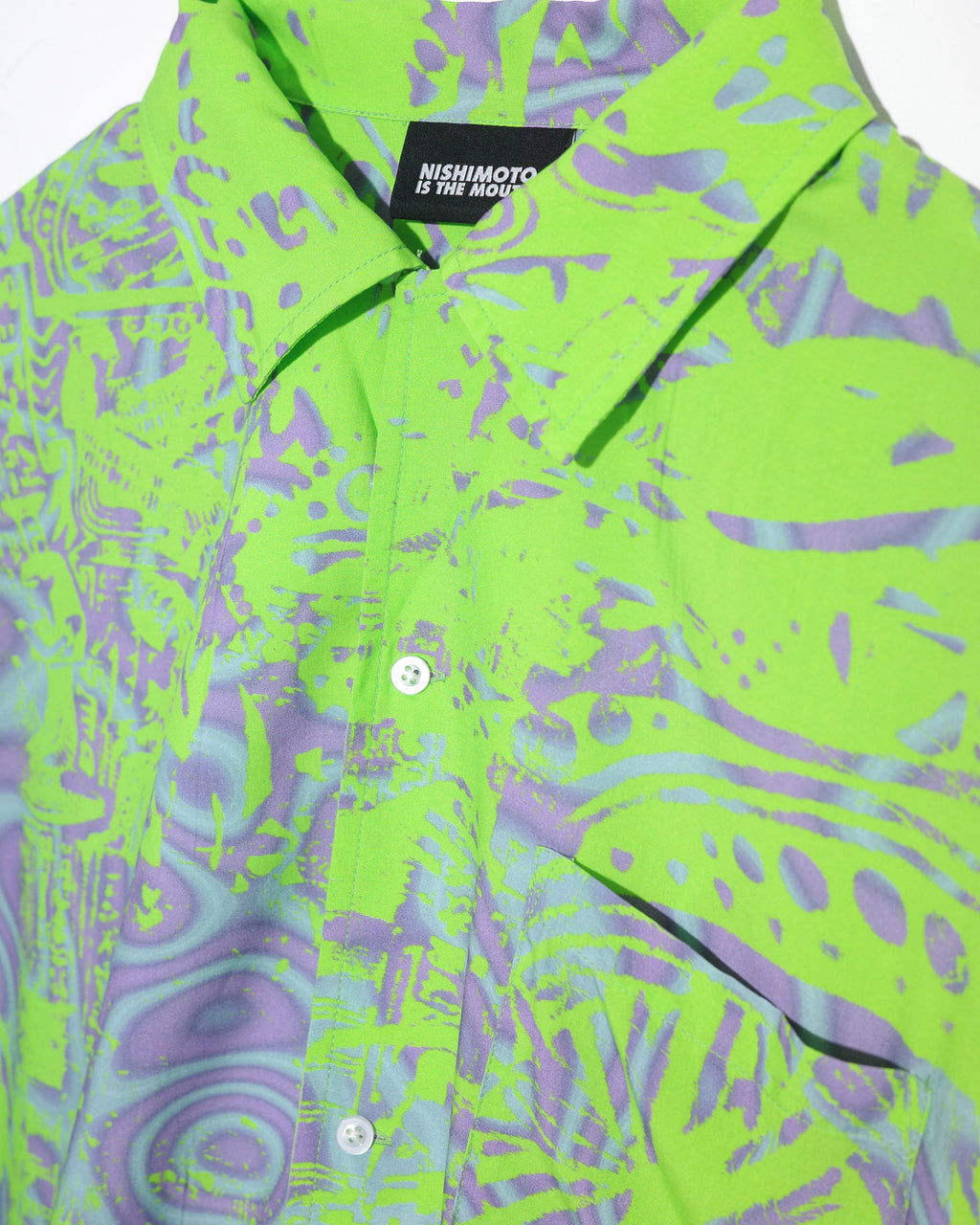 NISHIMOTO IS THE MOUTH HAWAIIAN SHIRTS NIM-T2SH  L GREEN