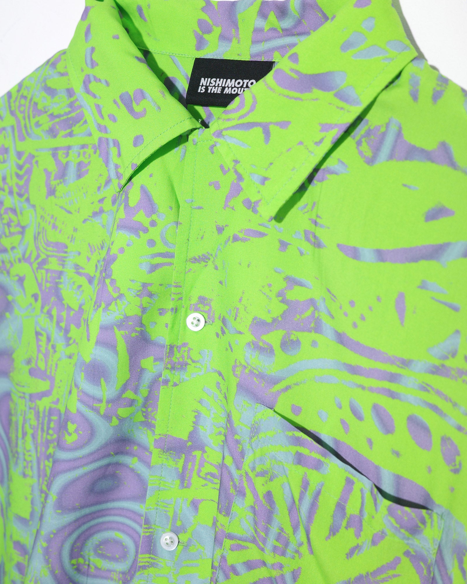 NISHIMOTO IS THE MOUTH HAWAIIAN SHIRTS NIM-T2SH  L GREEN