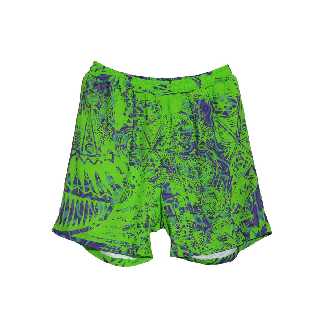 NISHIMOTO IS THE MOUTH HAWAIIAN SHORTS NIM-T2ST L GREEN