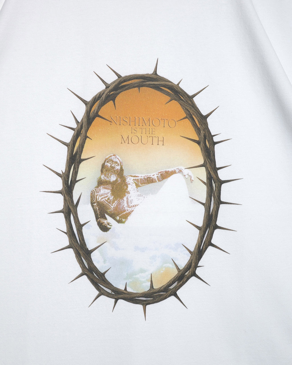 NISHIMOTO IS THE MOUTH S/S TEE NIM-T71 WHITE