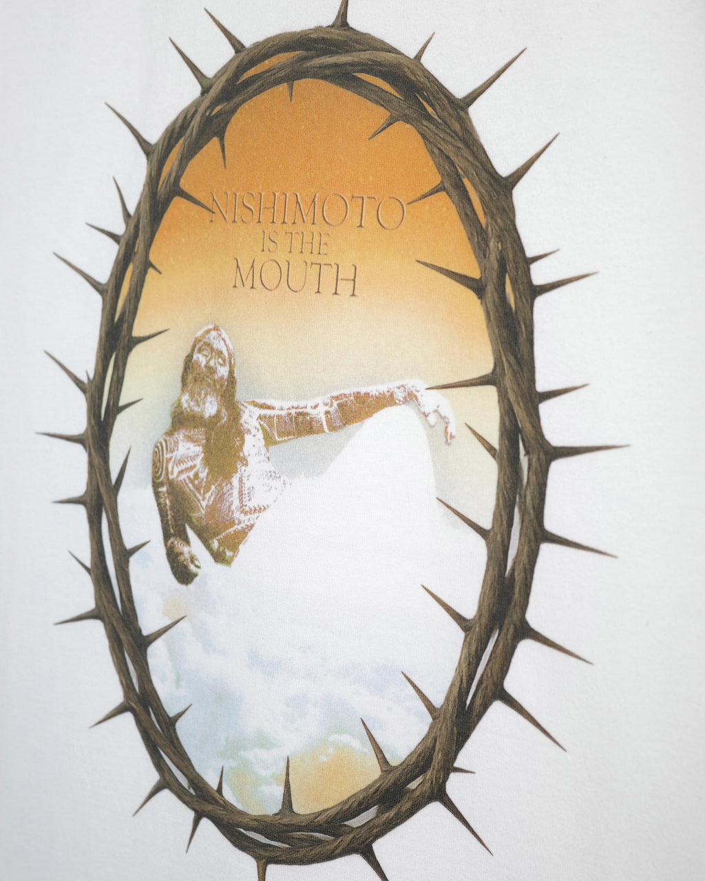 NISHIMOTO IS THE MOUTH S/S TEE NIM-T71 WHITE