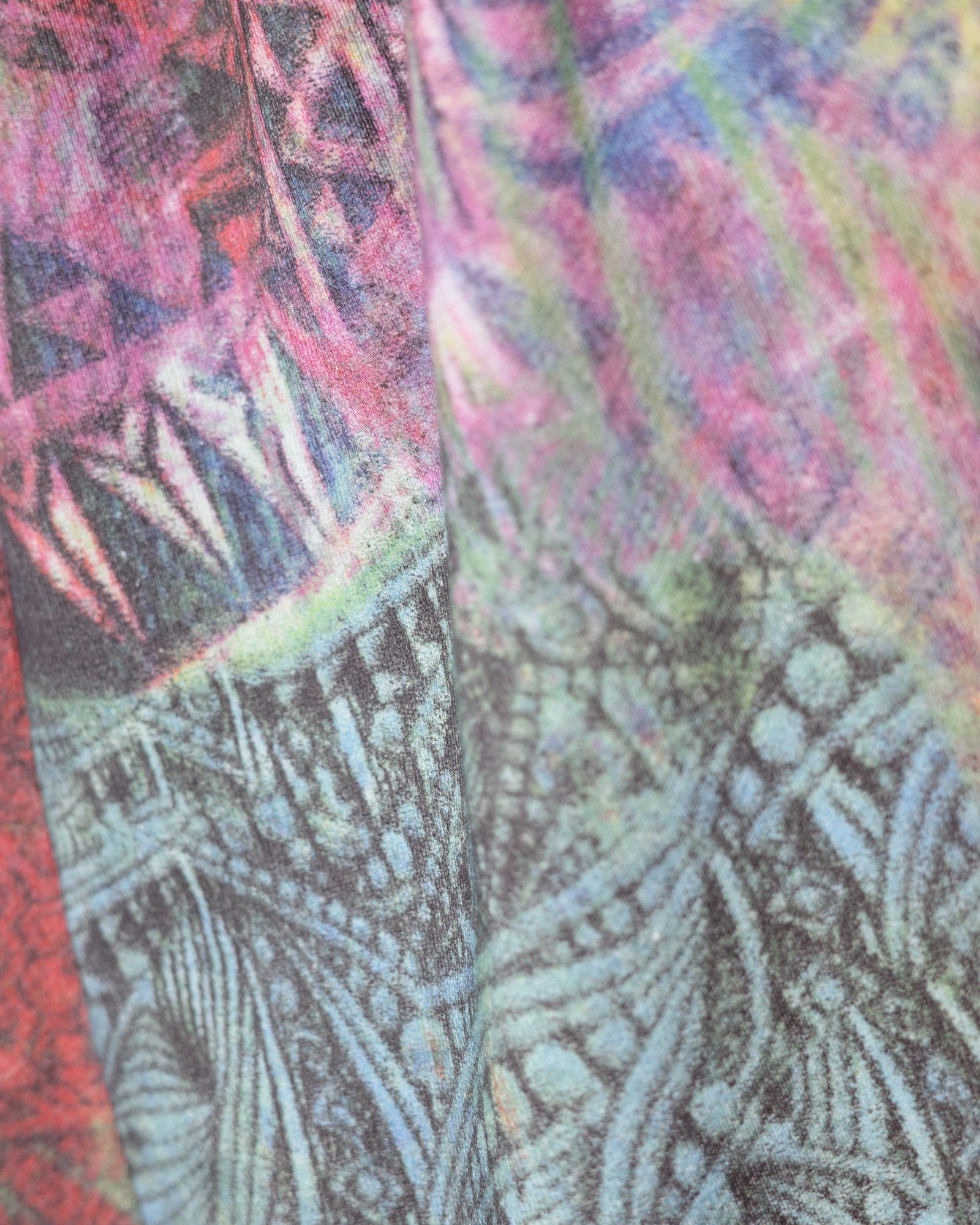 NISHIMOTO IS THE MOUTH WIDE SWEAT PANTS NIM-TWD08 MULTI CAMO