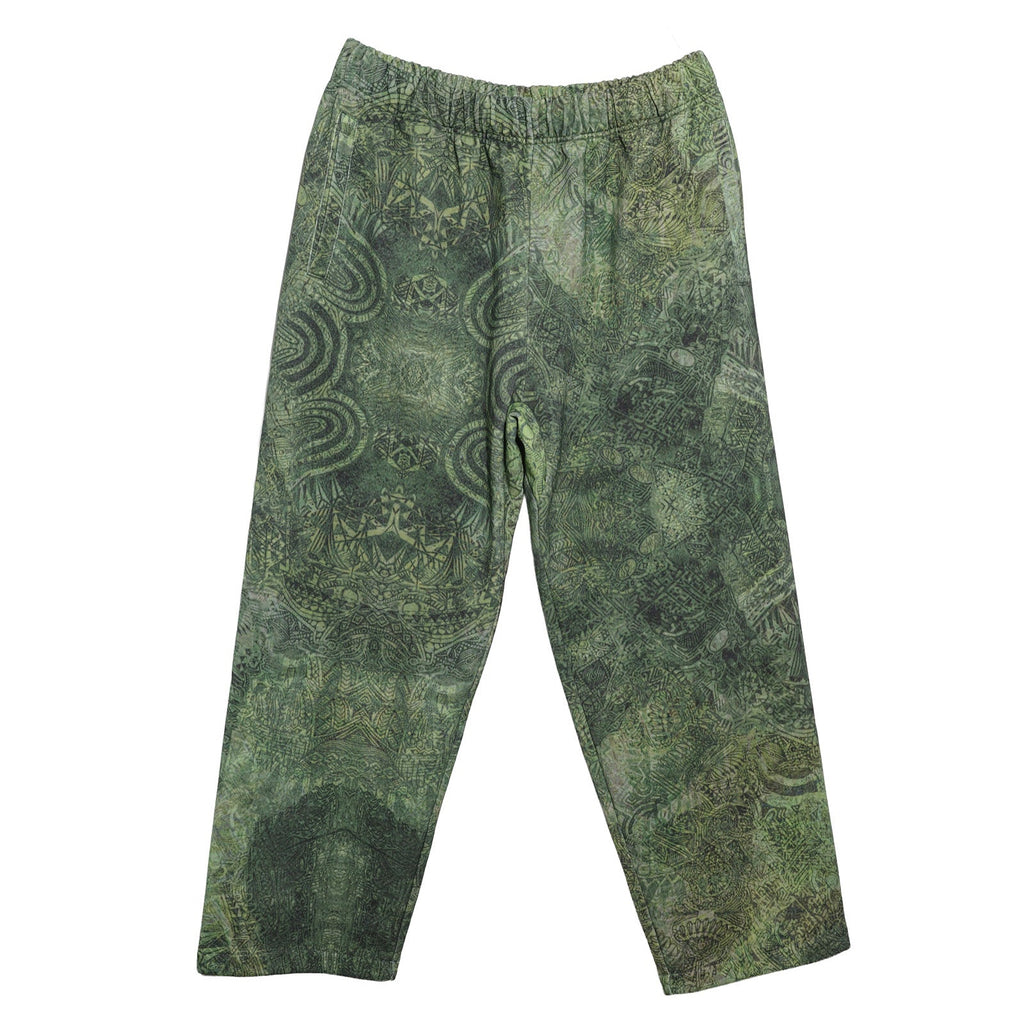 NISHIMOTO IS THE MOUTH WIDE SWEAT PANTS NIM-TWD08 GREEN CAMO