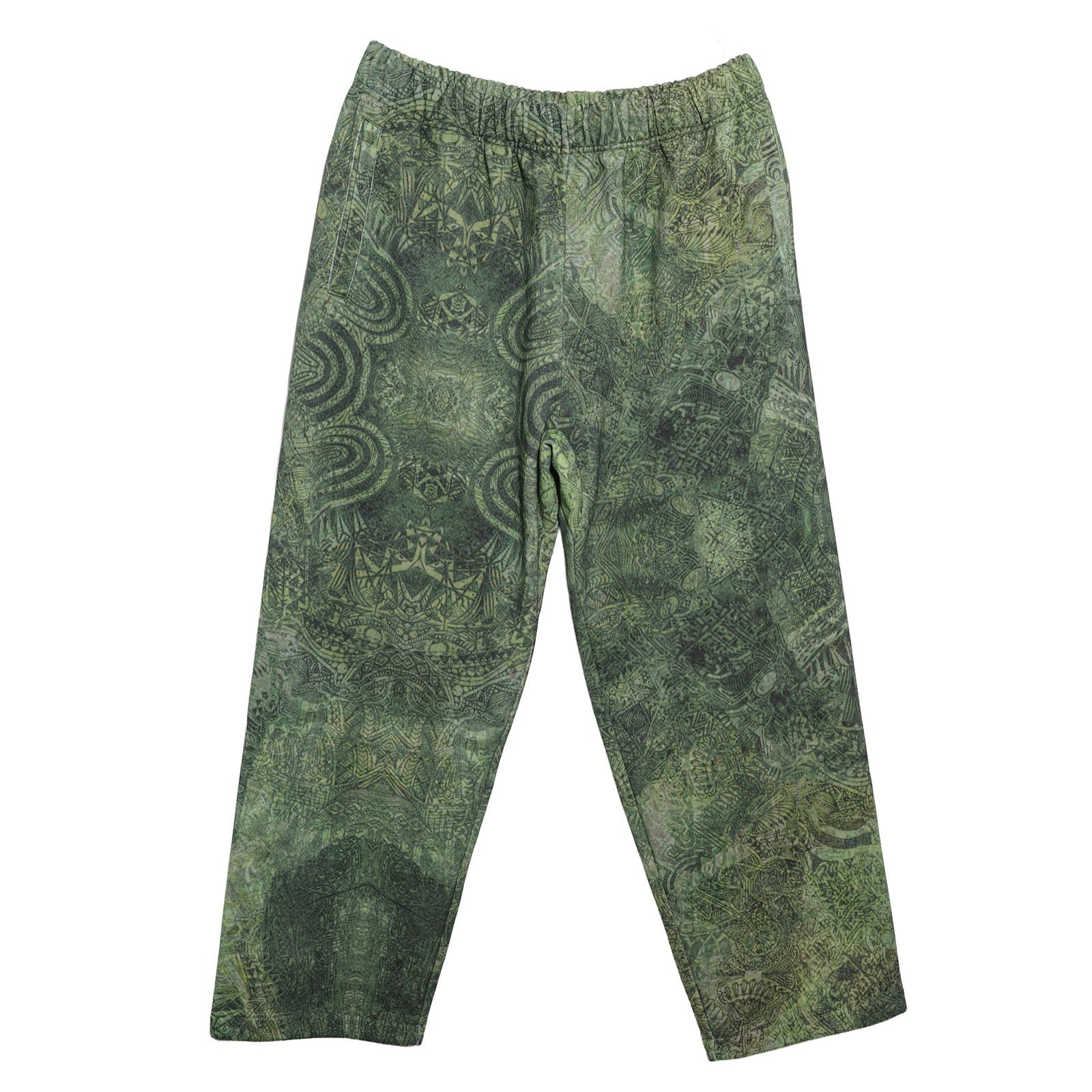 NISHIMOTO IS THE MOUTH WIDE SWEAT PANTS NIM-TWD08 GREEN CAMO