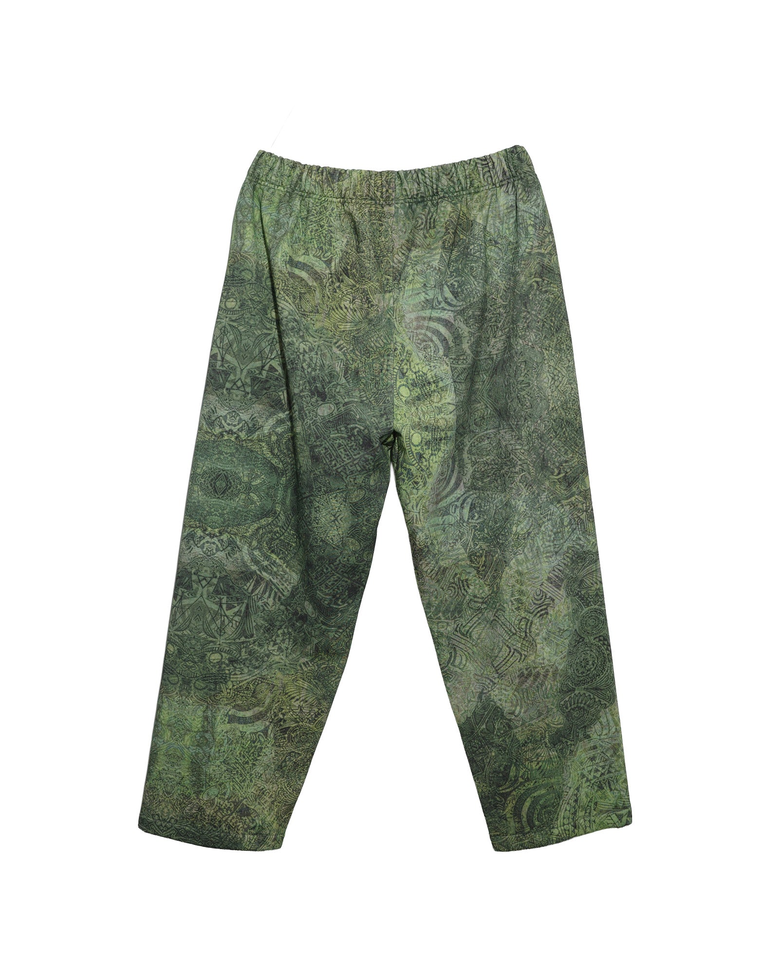 NISHIMOTO IS THE MOUTH WIDE SWEAT PANTS NIM-TWD08 GREEN CAMO