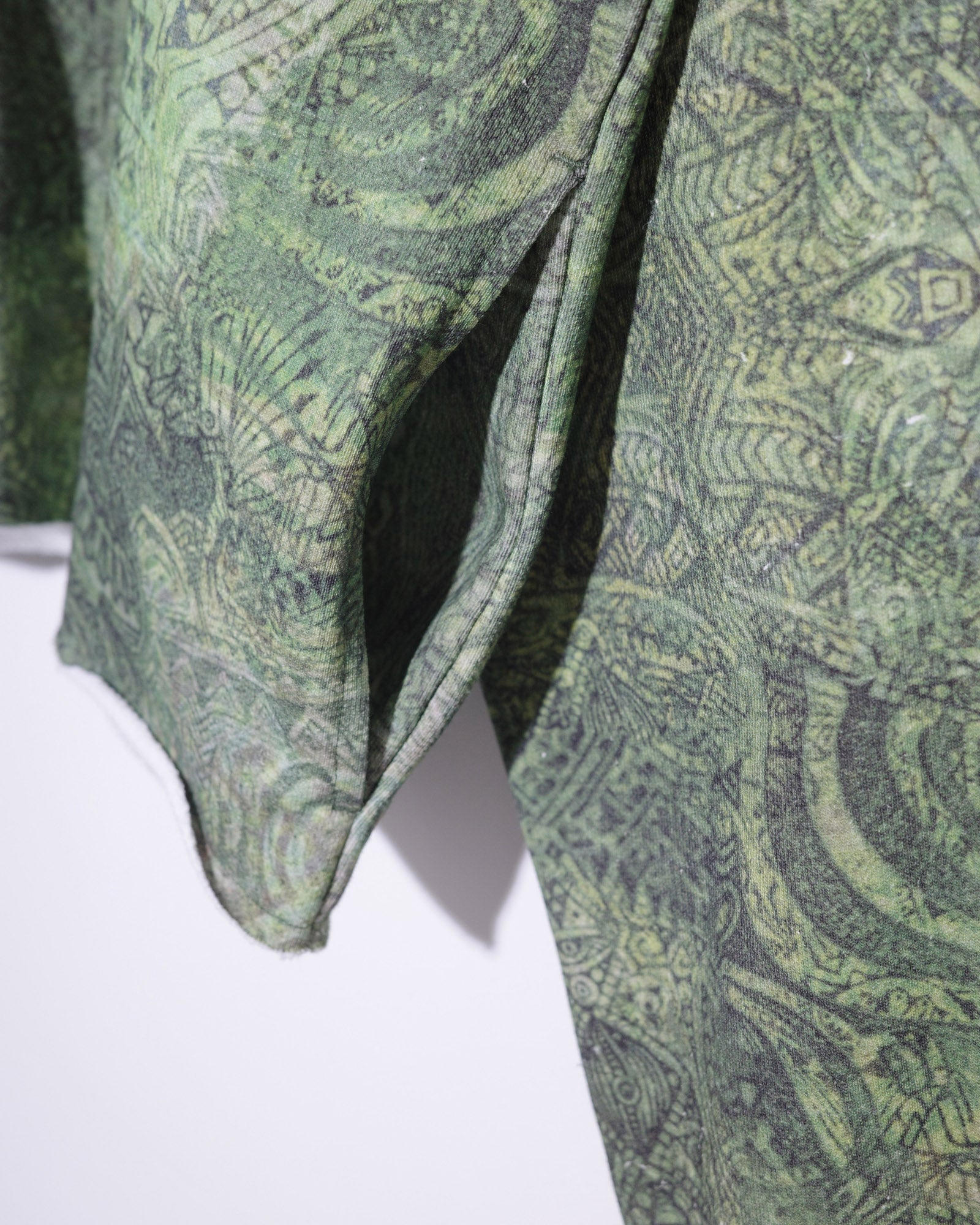 NISHIMOTO IS THE MOUTH WIDE ZIP SWEAT HOODIE NIM-TWD11 GREEN CAMO