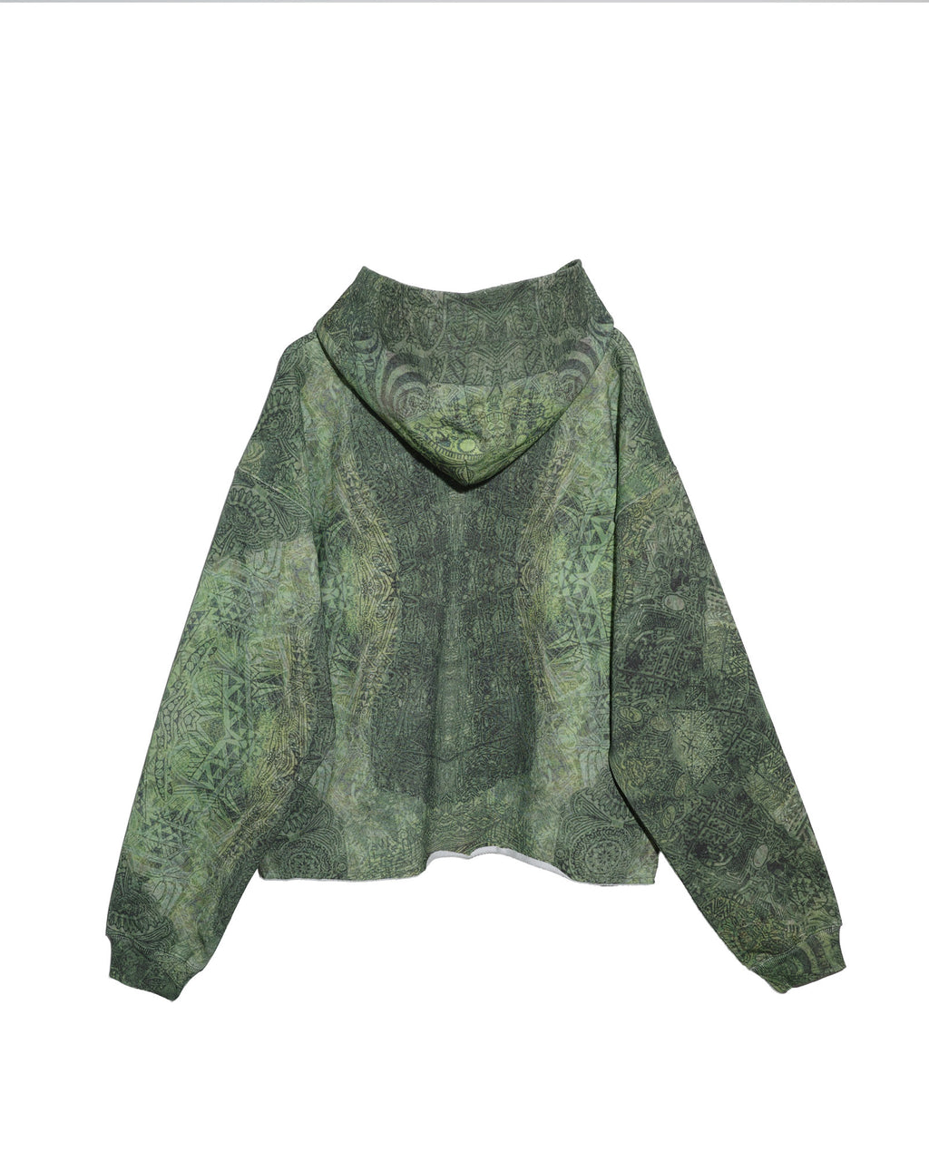 NISHIMOTO IS THE MOUTH WIDE ZIP SWEAT HOODIE NIM-TWD11 GREEN CAMO