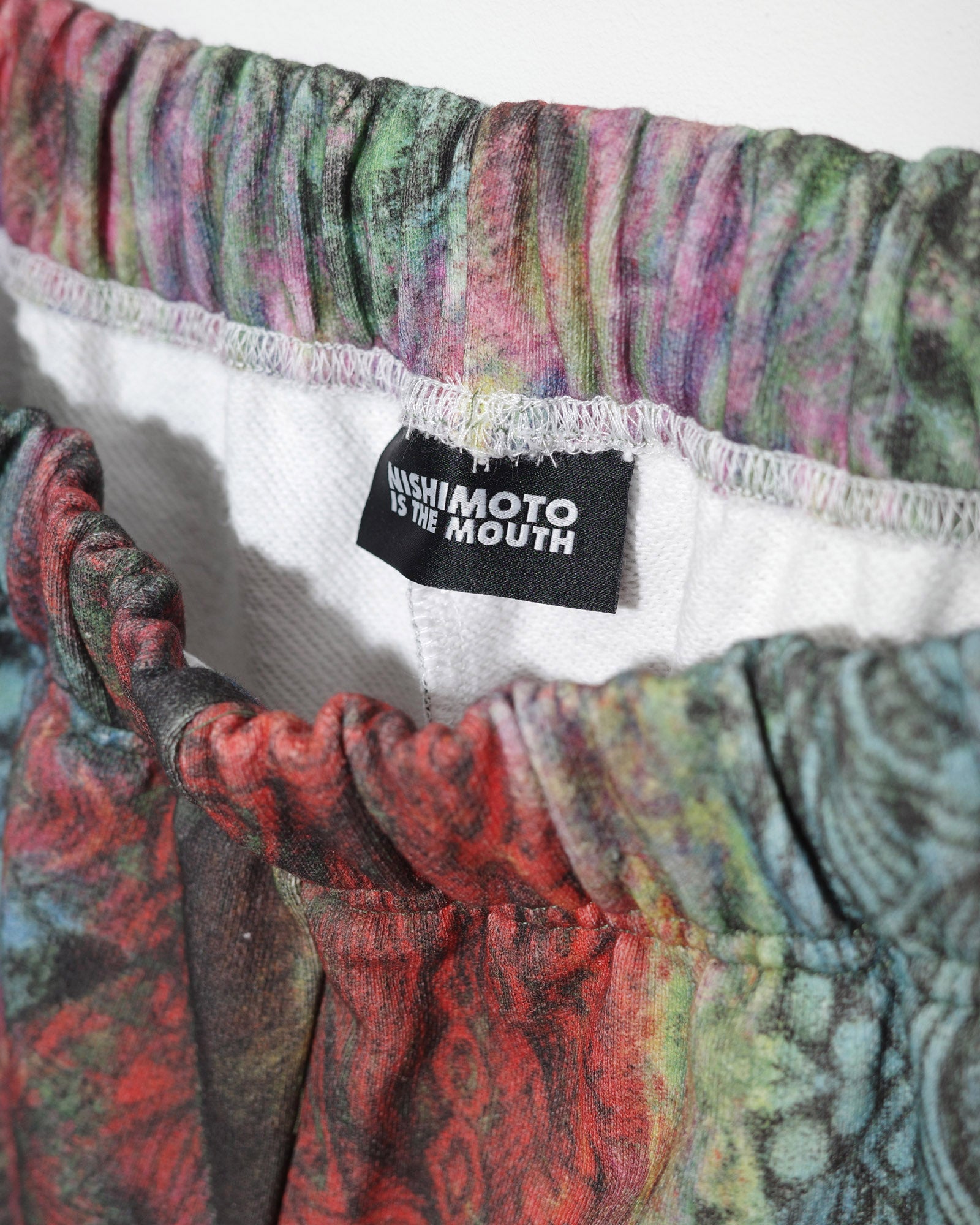 NISHIMOTO IS THE MOUTH WIDE SWEAT SHORTS NIM-TWD12 MULTI CAMO