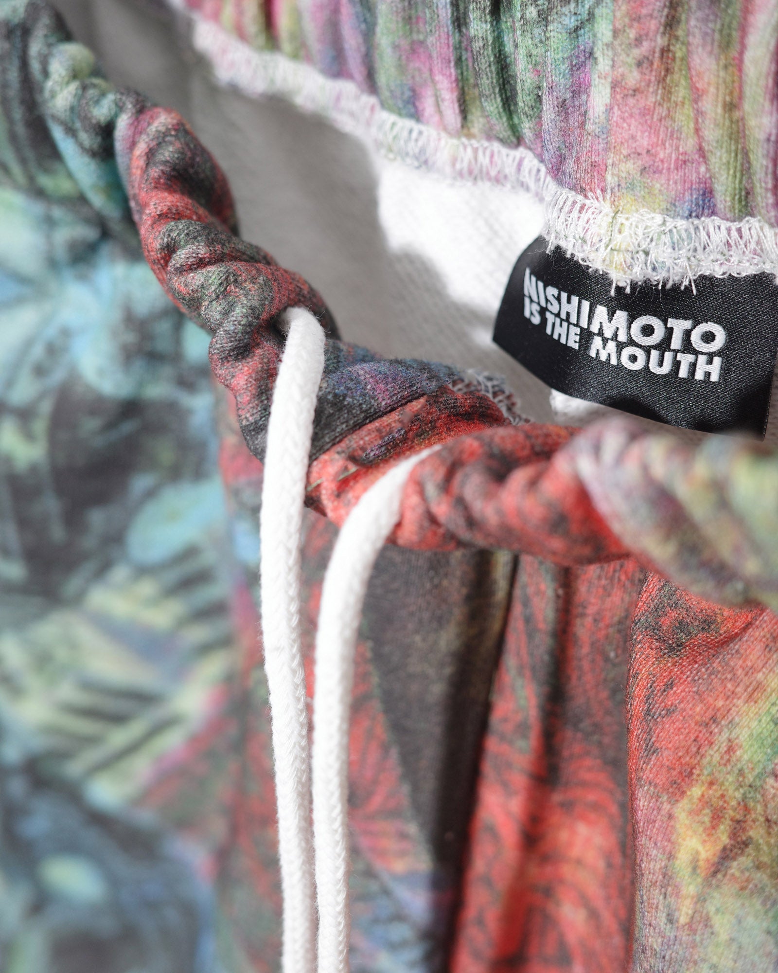 NISHIMOTO IS THE MOUTH WIDE SWEAT SHORTS NIM-TWD12 MULTI CAMO