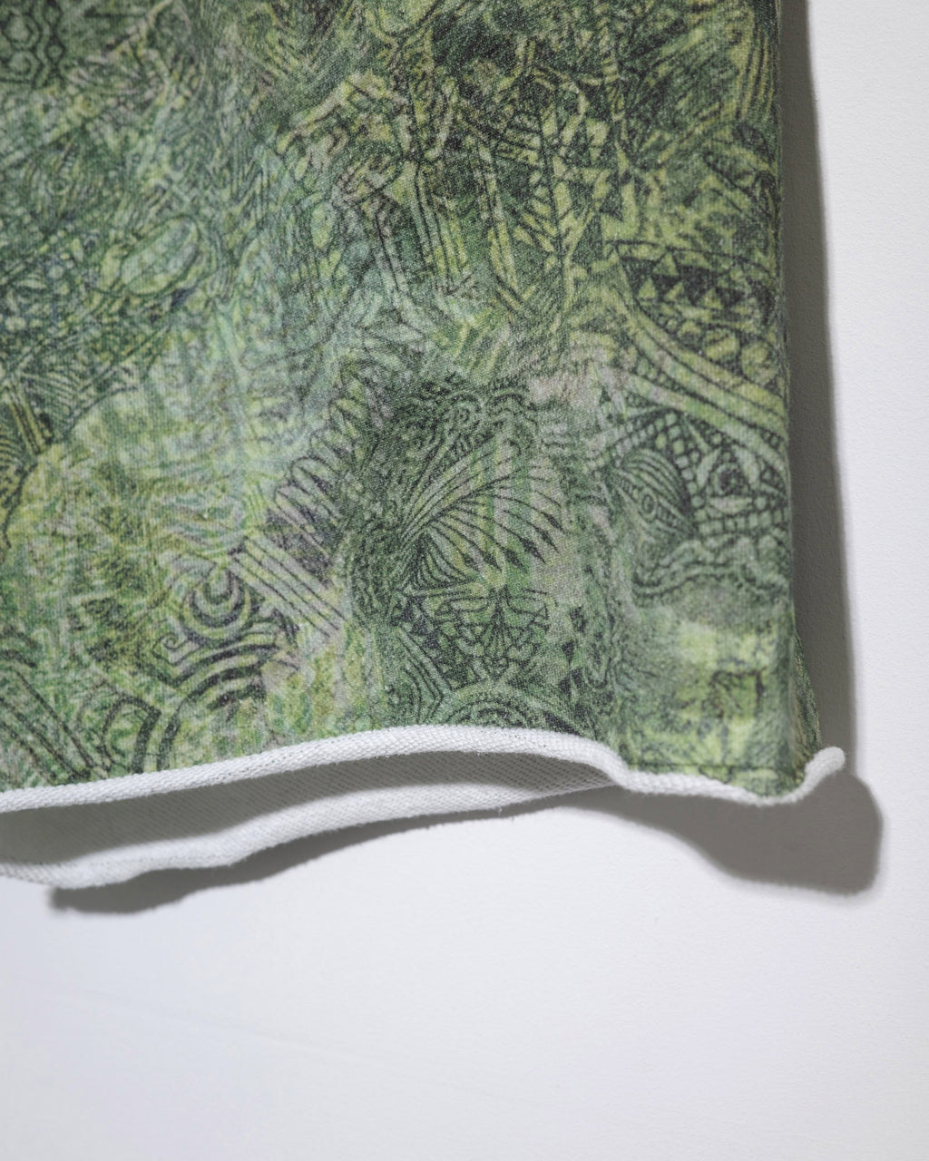 NISHIMOTO IS THE MOUTH  WIDE SWEAT SHORTS NIM-TWD12 GREEN CAMO