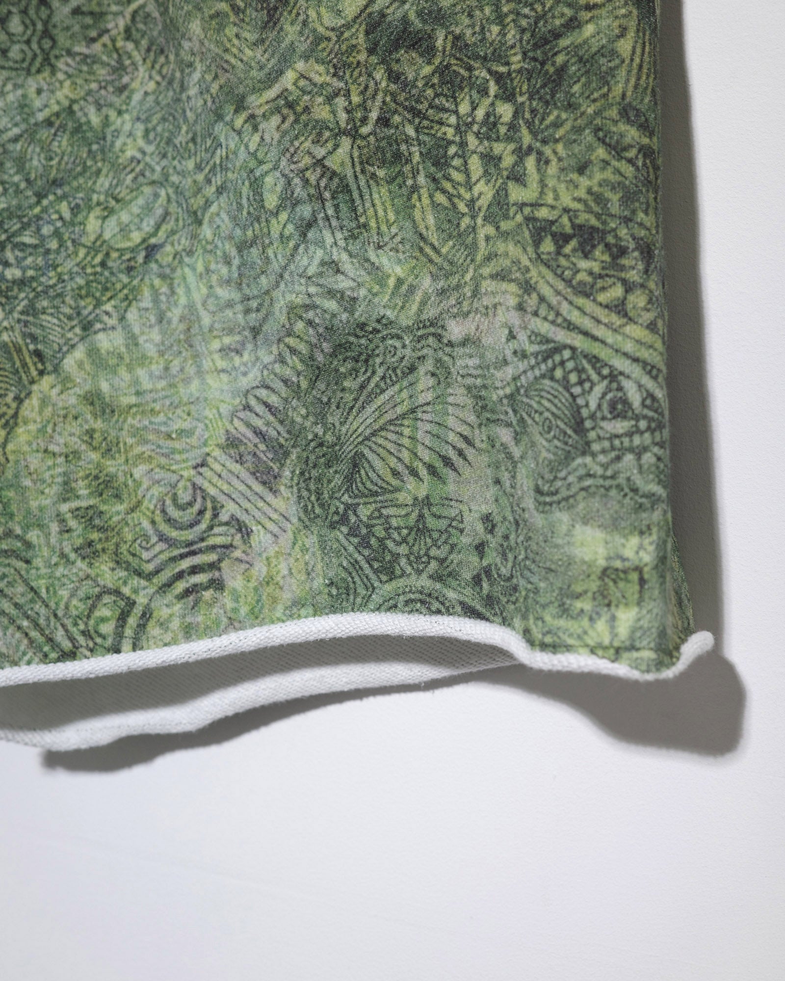 NISHIMOTO IS THE MOUTH  WIDE SWEAT SHORTS NIM-TWD12 GREEN CAMO