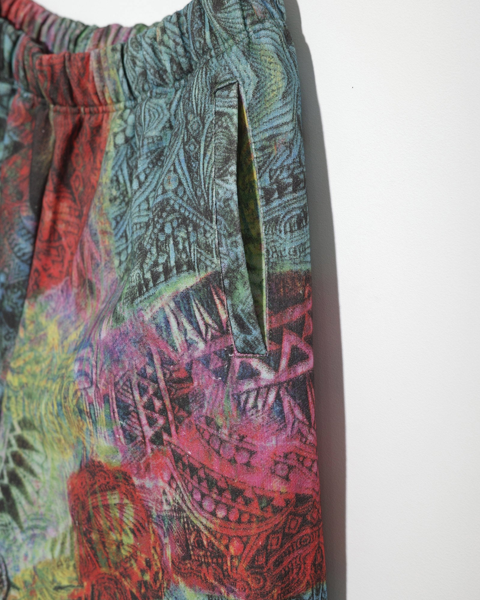 NISHIMOTO IS THE MOUTH WIDE SWEAT SHORTS NIM-TWD12 MULTI CAMO