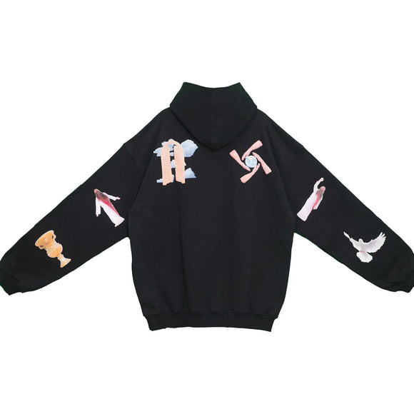 NISHIMOTO IS THE MOUTH SWEAT HOODIE NIM-V03 BLACK