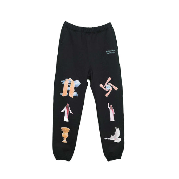 NISHIMOTO IS THE MOUTH SWEAT PANTS NIM-V05 BLACK