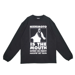 NISHIMOTO IS THE MOUTH L/S TEE NIM-V12 BLACK