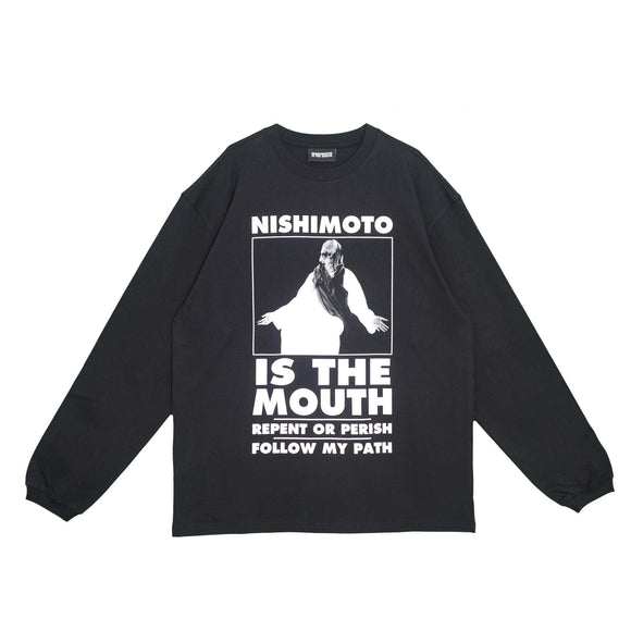 NISHIMOTO IS THE MOUTH L/S TEE NIM-V12 BLACK
