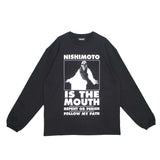 NISHIMOTO IS THE MOUTH L/S TEE NIM-V12 BLACK