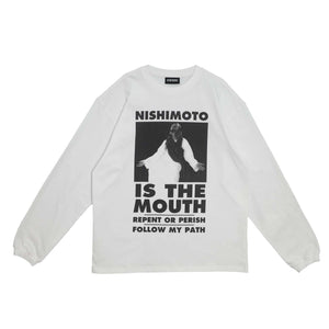 NISHIMOTO IS THE MOUTH L/S TEE NIM-V12 WHITE