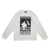 NISHIMOTO IS THE MOUTH L/S TEE NIM-V12 WHITE