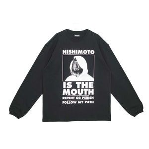 NISHIMOTO IS THE MOUTH L/S TEE NIM-V22 BLACK