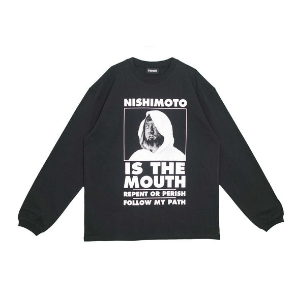 NISHIMOTO IS THE MOUTH L/S TEE NIM-V22 BLACK