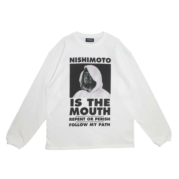 NISHIMOTO IS THE MOUTH L/S TEE NIM-V22 WHITE