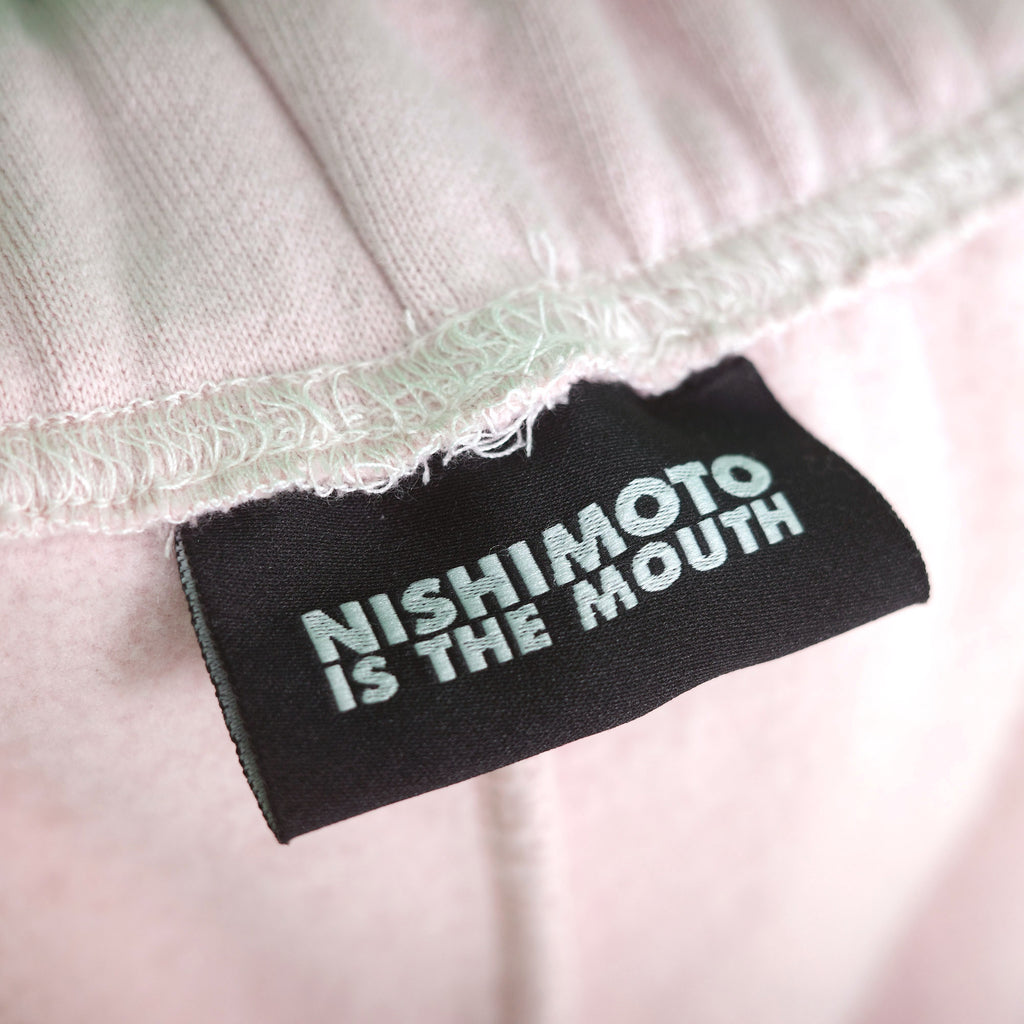 NISHIMOTO IS THE MOUTH WIDE SWEAT PANTS NIM-WD08 SMOKE PINK