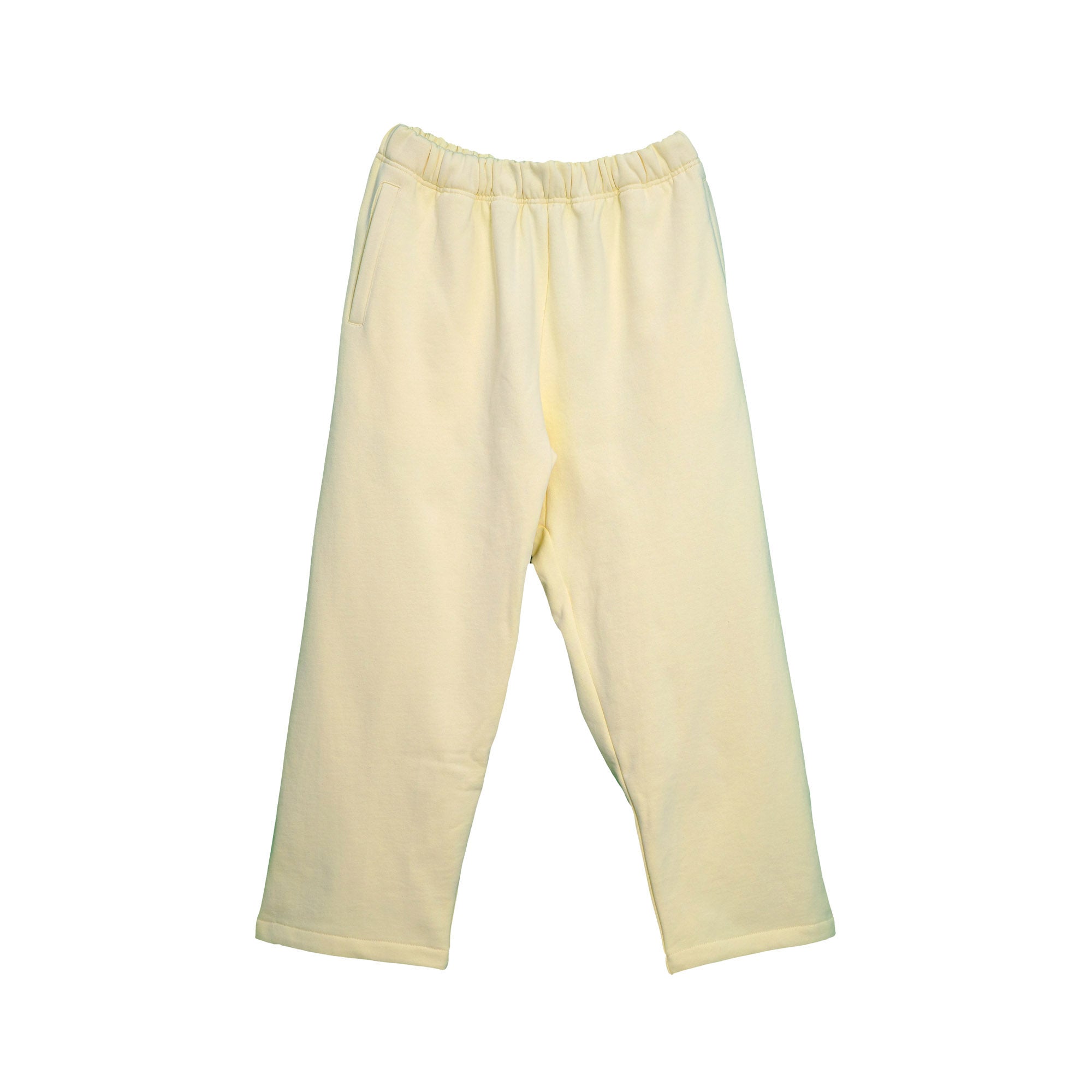 NISHIMOTO IS THE MOUTH WIDE SWEAT PANTS NIM-WD08 LIGHT YELLOW