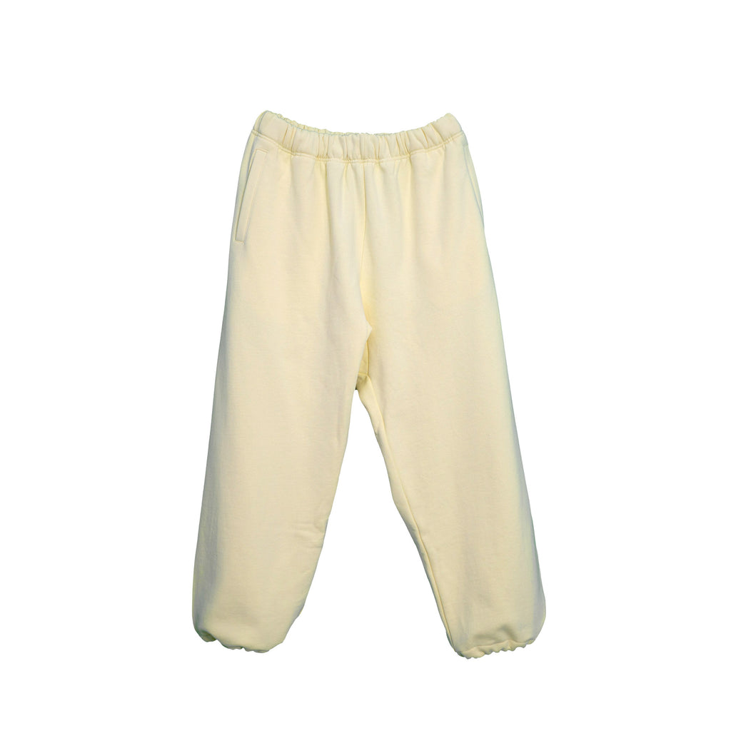 NISHIMOTO IS THE MOUTH WIDE SWEAT PANTS NIM-WD08 LIGHT YELLOW