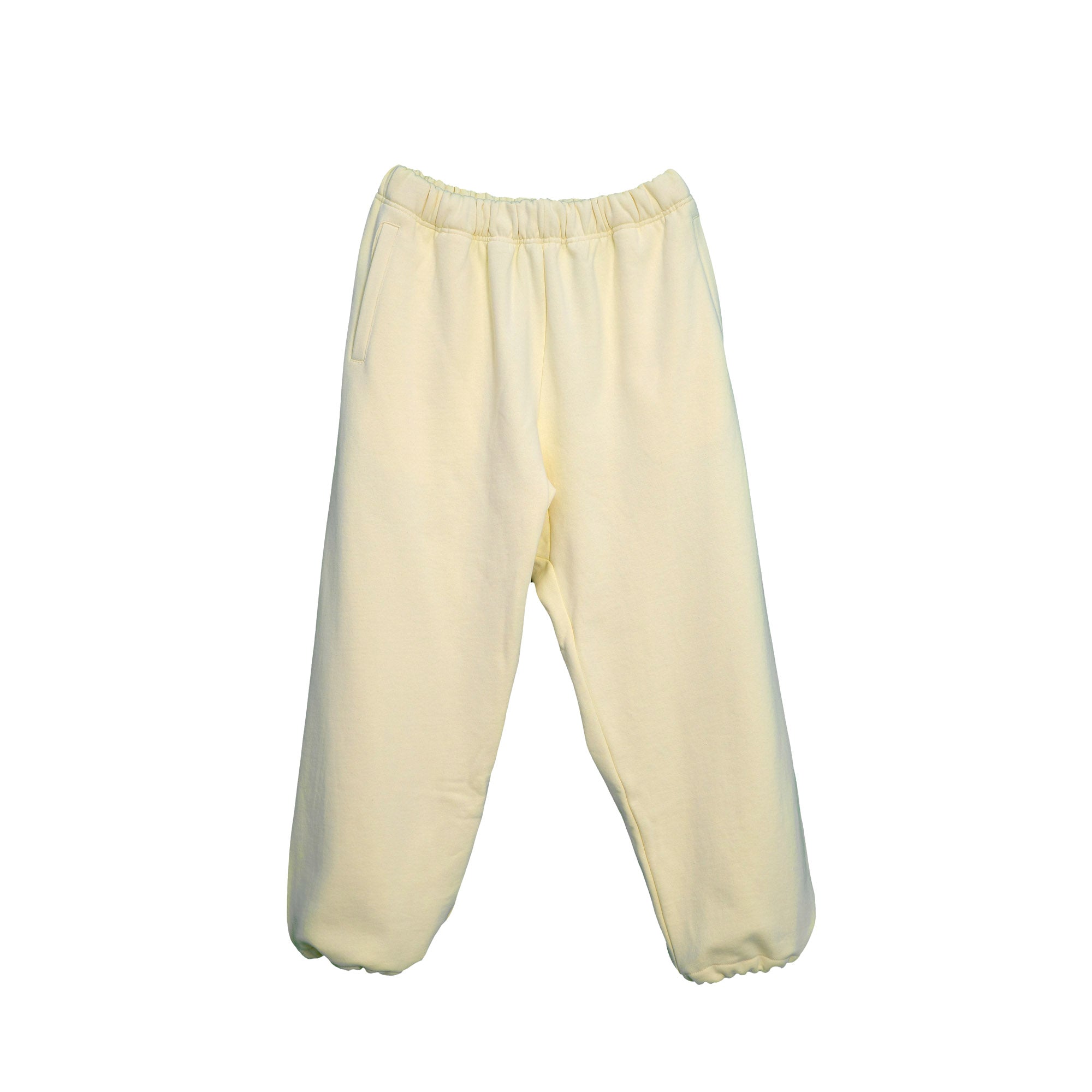 NISHIMOTO IS THE MOUTH WIDE SWEAT PANTS NIM-WD08 LIGHT YELLOW
