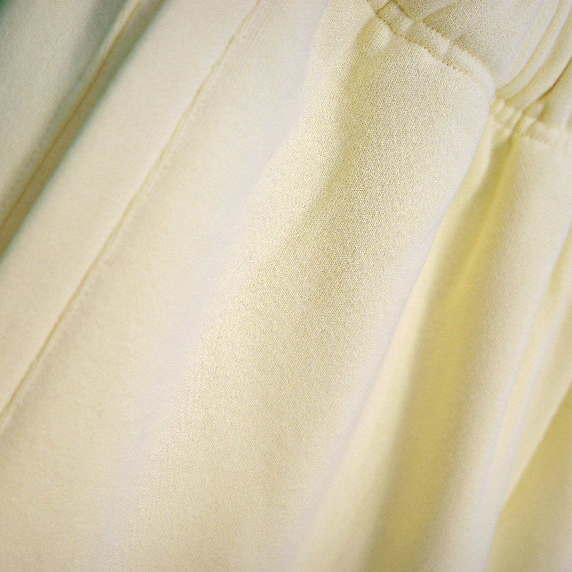 NISHIMOTO IS THE MOUTH WIDE SWEAT PANTS NIM-WD08 LIGHT YELLOW